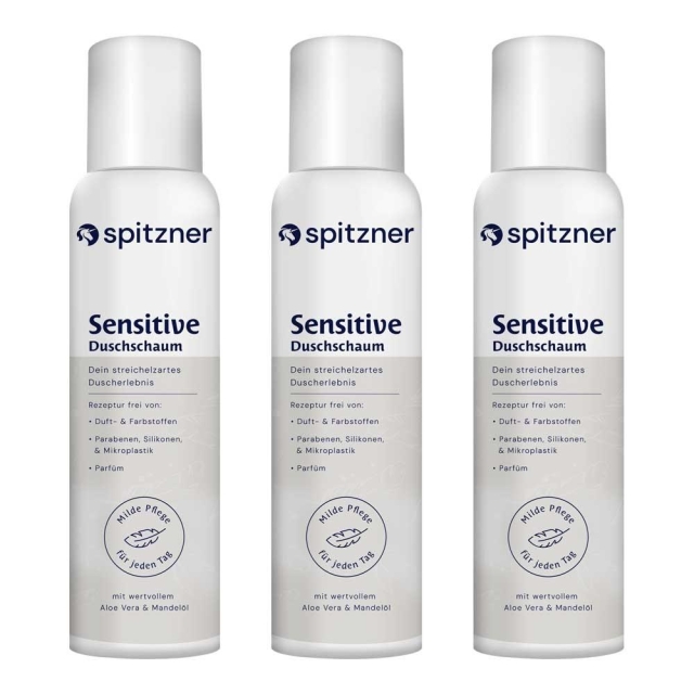 Duschschaum Sensitive 3 x 150 ml