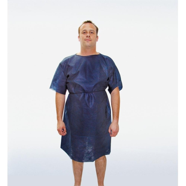 Foliodress Patientenshirt, 10 Stück 110 x 140, marineblau