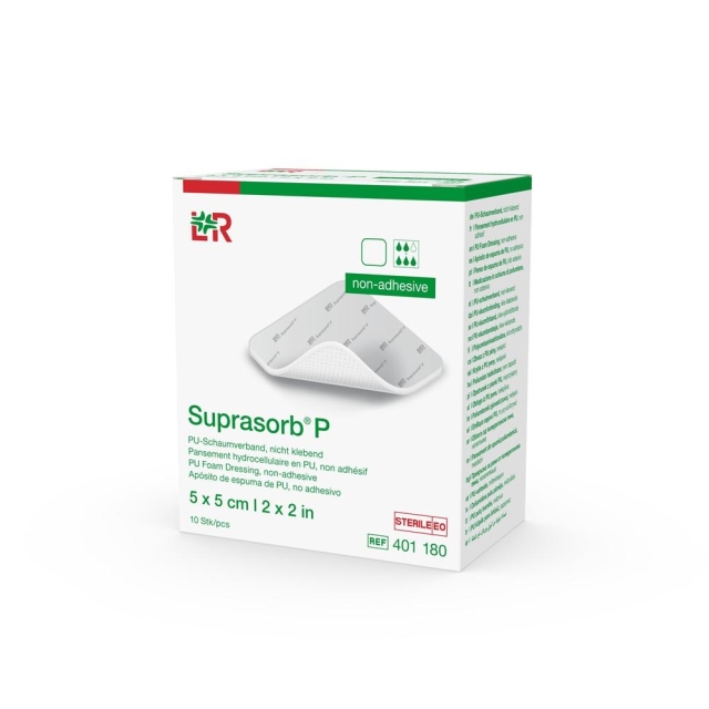 Suprasorb P, nicht klebend, steril PU-Schaumverband