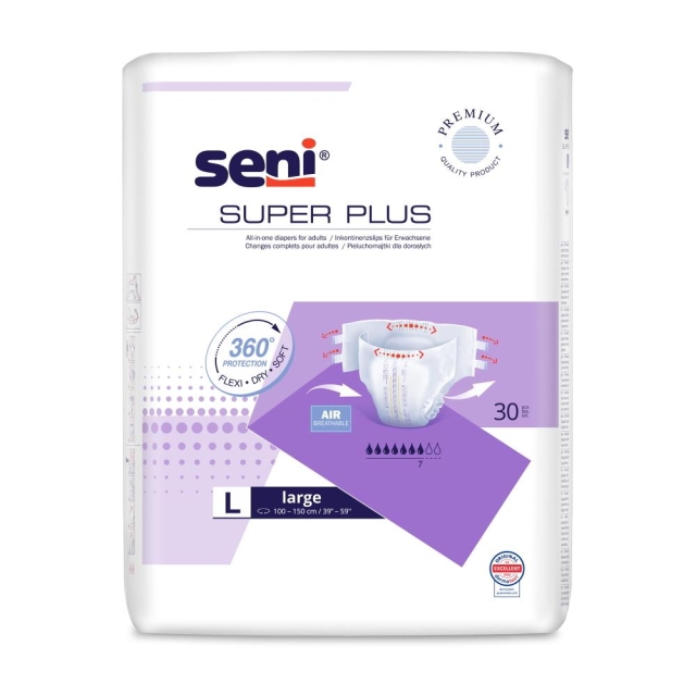 Super Seni Plus Inkontinenzhosen Windelhose für Inkontinenzpatienten