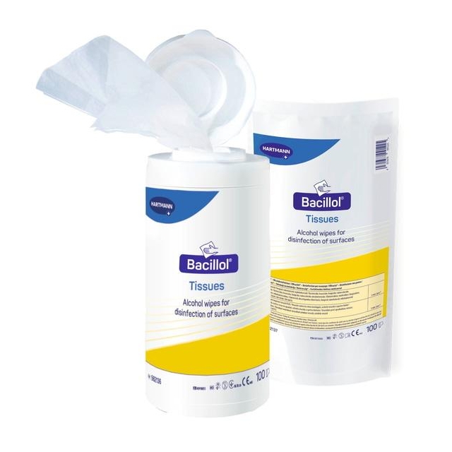 Bacillol Tissues Alkoholische Schnelldesinfektionstücher