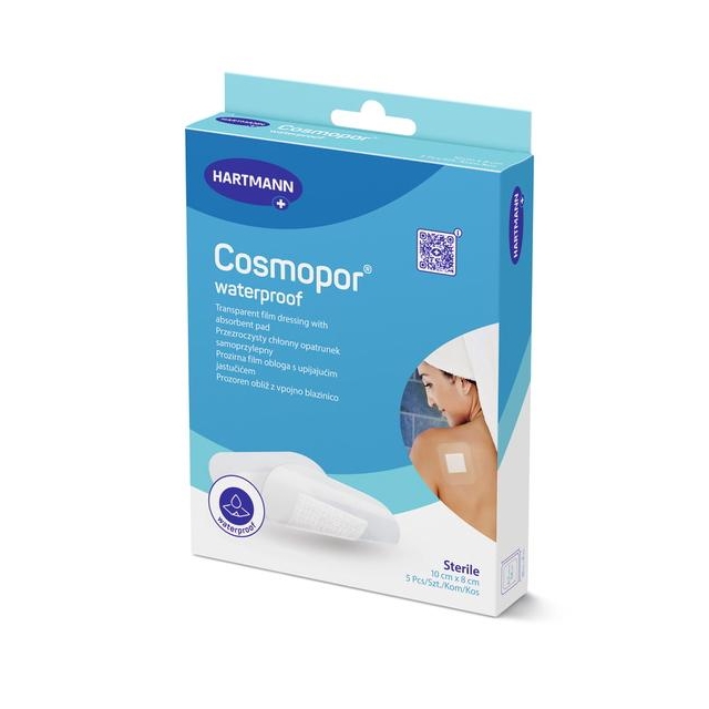 Cosmopor waterproof 7,2x5 cm 5 Stück Wasserfester Wundverband