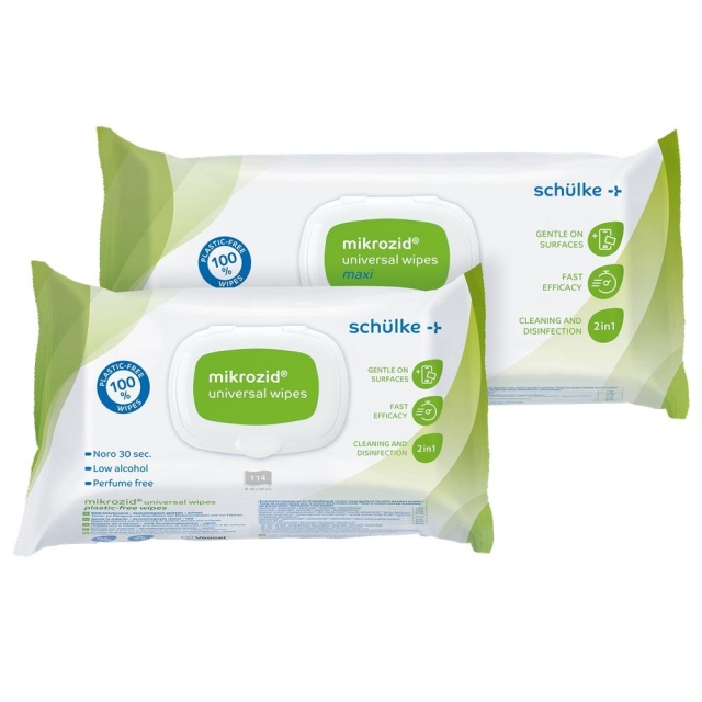 Mikrozid® universal wipes plastic-free