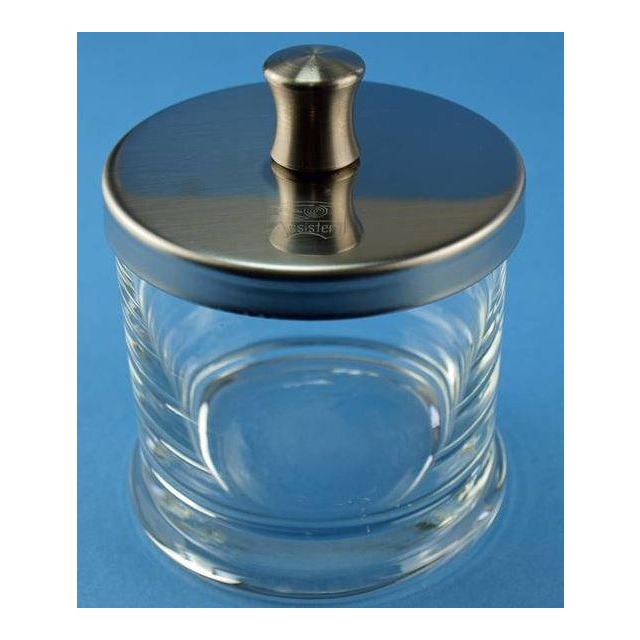 Glaszylinder mit Edelstahldeckel 12 x 8 cm Laborzylinder von Karl Hecht