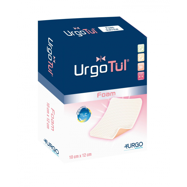 Urgotül Foam Schaumverband URGO Schaumstoffwundauflage mit mikroadhäsiver TLC-Wundheilungsmatrix