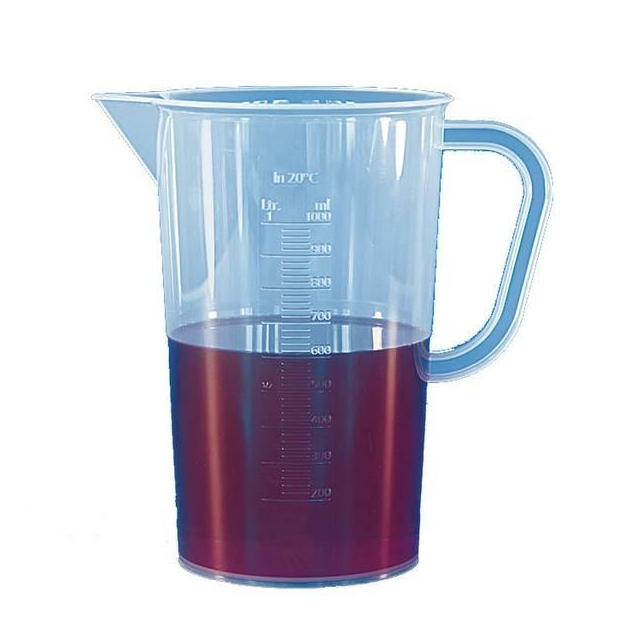 Messbecher aus Polypropylen mit Skala