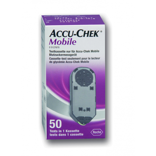 Accu-Chek Mobile Testkassette  zur Blutzuckermessung