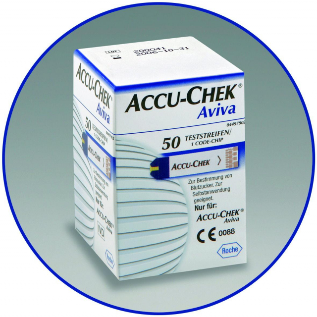 Accu-Chek Aviva Teststreifen  zur Blutzuckermessung