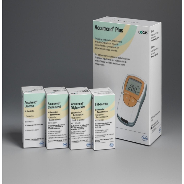 Accutrend Plus Blutzuckermessgerät System zur schnellen und einfachen Bestimmung von kardiovaskulären Risikofaktor