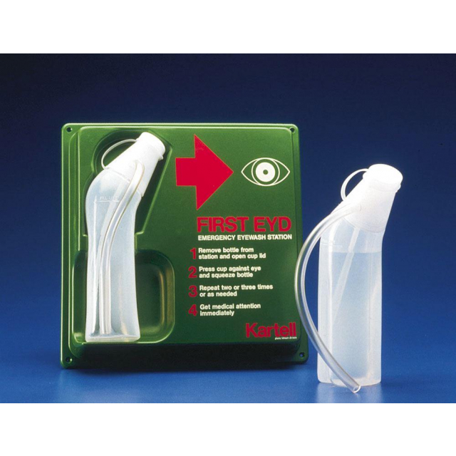 Augenspülstation  mit 500 ml-Flasche, leer