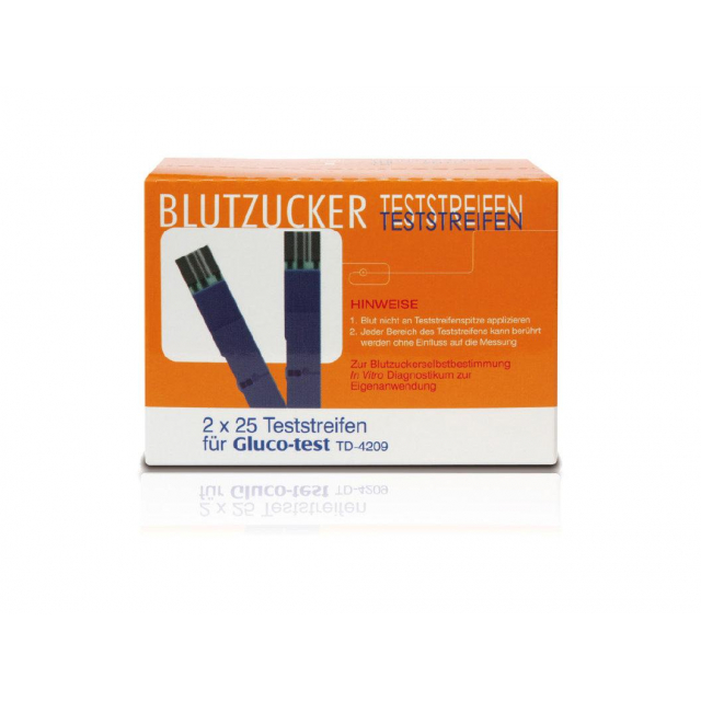 Gluco-Test Blutzuckerteststreifen 50 Stück