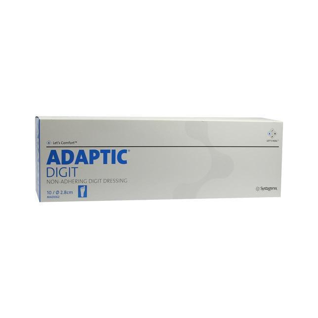Adaptic Digit Zehenverband large Ø 2,8cm 10 Stück Zehenfertigverband von Systagenix