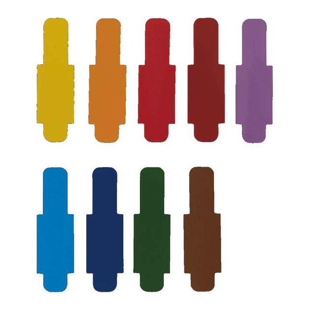 Karteireiter für Karteisystem ALPHAsafe DIN A5 quer Karteikartenreiter für temporäre Markierungen