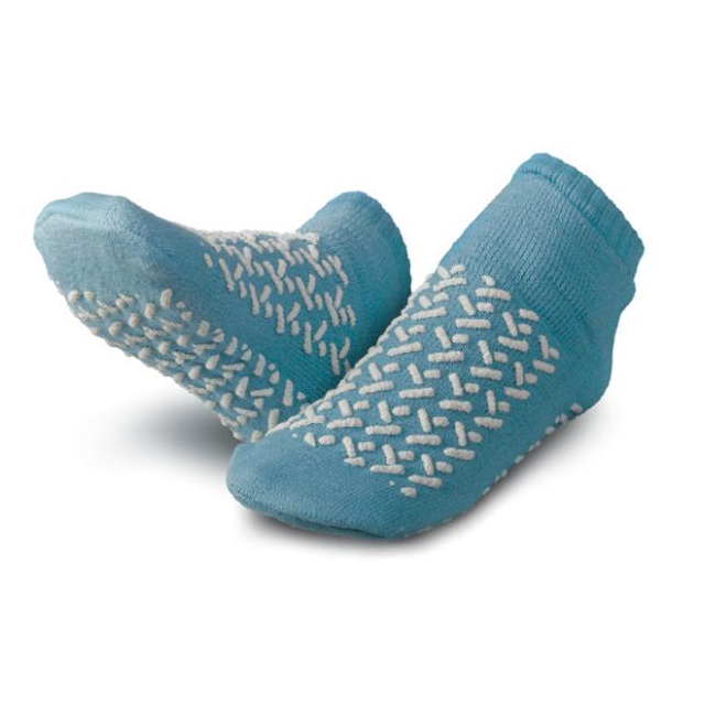 Anti-Rutsch-Socken mit beidseitiger Gummierung Socken von Medline für Trittfestigkeit und Bodenhaftung