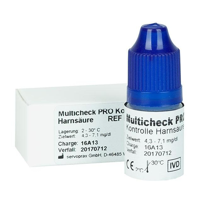 Lifetouch Multichek PRO Kontrolllösung Zuverlässige Messung von Blutzucker, Harnsäure und Cholesterin