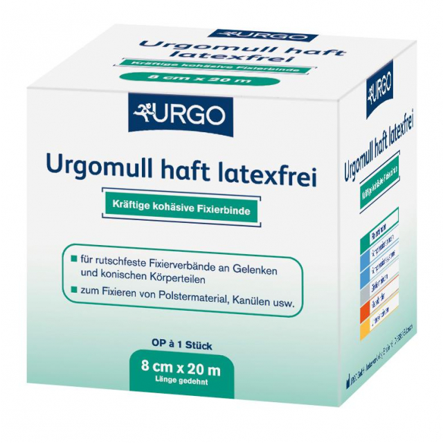 Urgomull haft latexfrei Fixierbinde Kräftige kohäsive latexfreie Fixierbinde