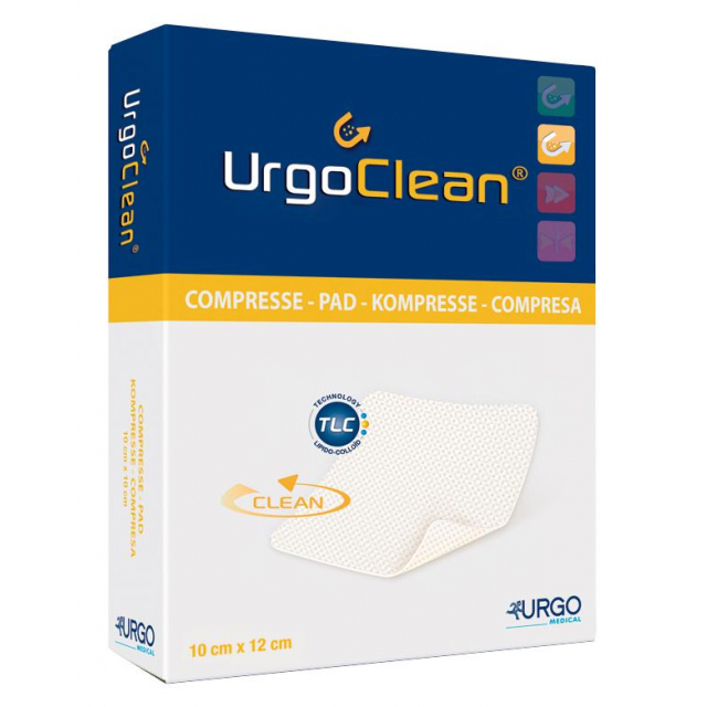 UrgoClean Polyacrylatwundauflage Kompresse Hydroreinigende Polyacrylatwundauflage