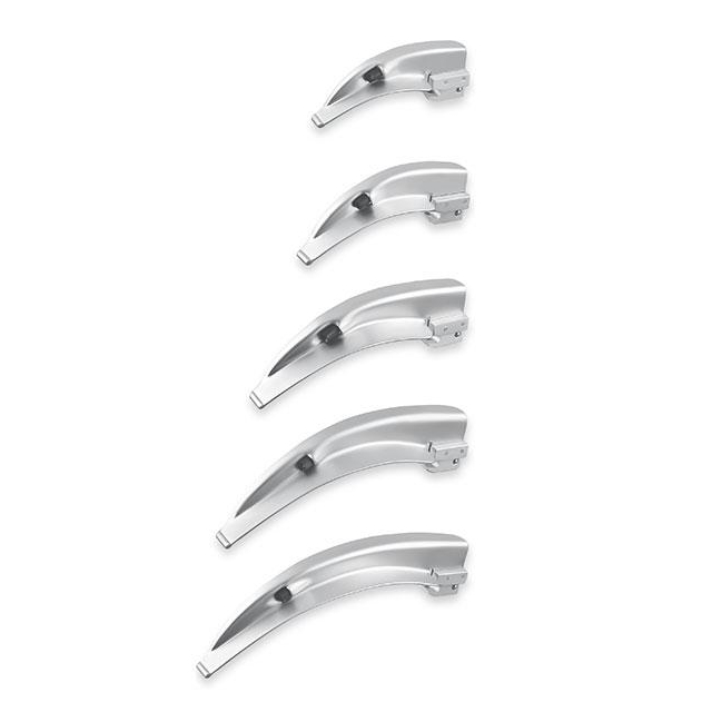 Cold Blade Metal ECO Kaltlicht-Laryngoskopspatel LED-Einweg-Spatel aus Edelstahl