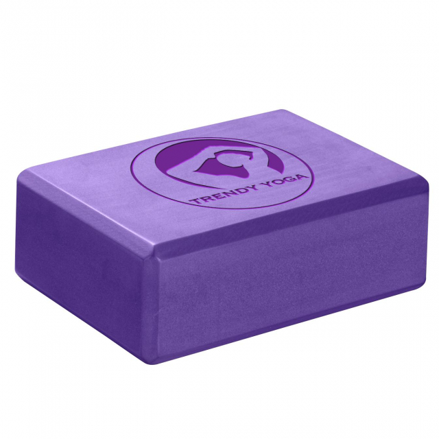 YogaBlock 23 x 15 x 7,5 cm lila