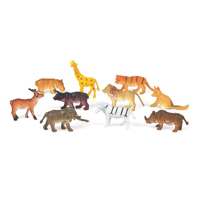 Sortiment Zootiere für Kinder 100+4 Stück Spielzeug für die Pädiatrie