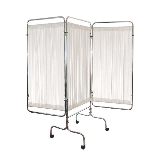Wandschirm 3-teilig 240 x 180 cm fahrbar Mobiler Sichtschutz vielseitig einsetzbar