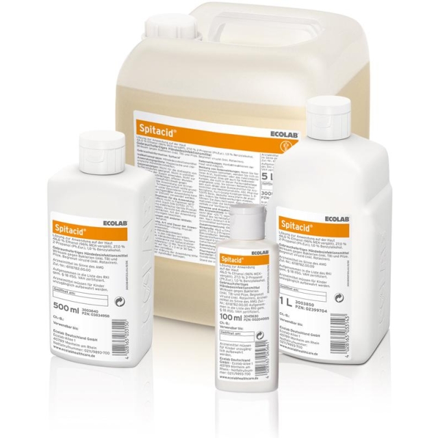 Spitacid Händedesinfektion Für die hygienische und chirurgische Händedesinfektion
