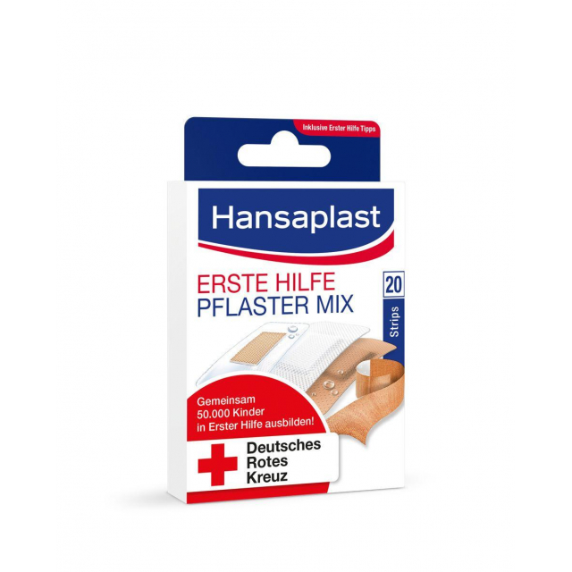 Hansaplast DRK Mix-Pack 4 Größen 20 Stück Pflastersortiment