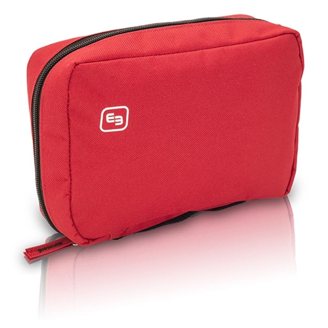 CURE&GO Erste-Hilfe-Tasche rot leer handliche Notfalltasche von Elite-Bags im DIN A5 Format