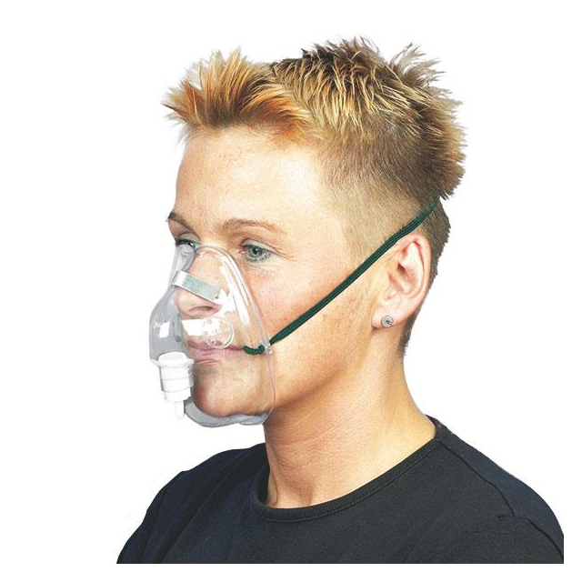 Sauerstoff-Maske ohne Verbindungsschlauch Beatmungsmaske