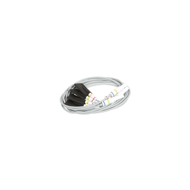 Plattenelektrode EF 10 mit Kabel und Farbcodierung