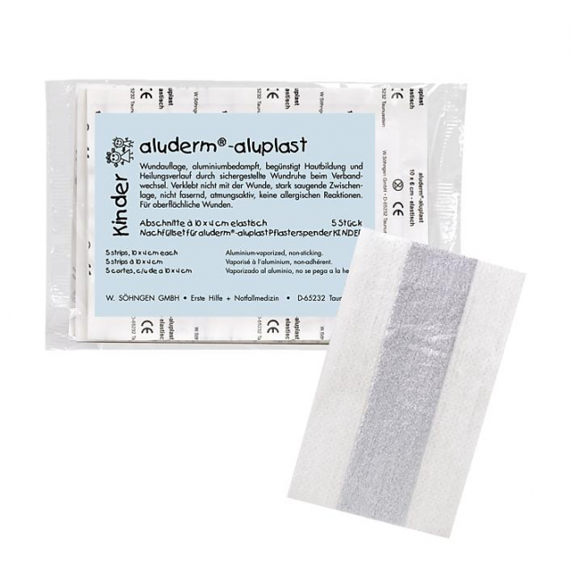 aluderm-aluplast Nachfüllset Pflasterspender Kinder 10x4 cm Nachfüllset Pflasterabschnitte