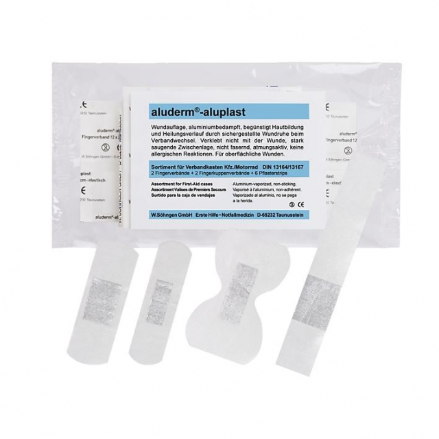 aluderm-aluplast Verbandsortiment DIN 13164/13167 Verbandkastenset