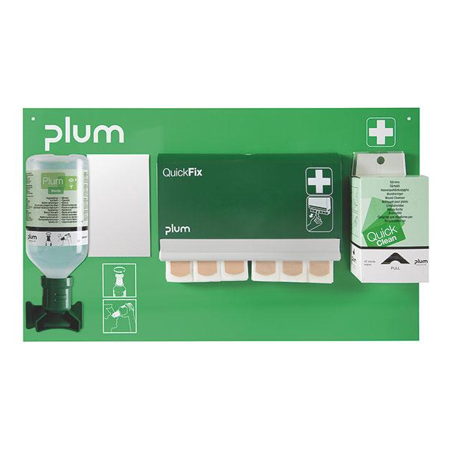 Erste-Hilfe-Station bei Augenverletzungen Wandstation von Plum für die Augenwaschung