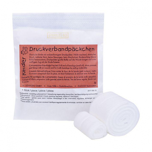 Druckverbandpäckchen Kinder steril Druckverband