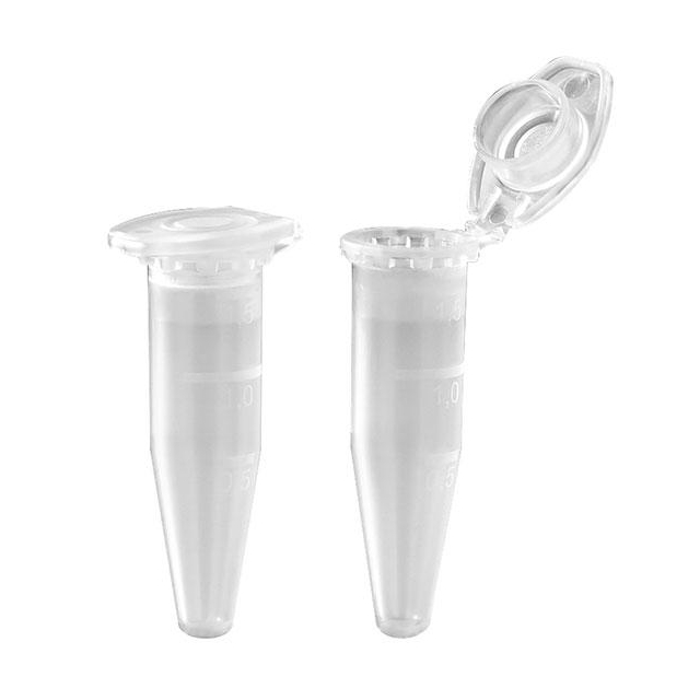 Reaktionsgefäße 1,5 ml mit Bördelrand und Deckel 1000 Stück