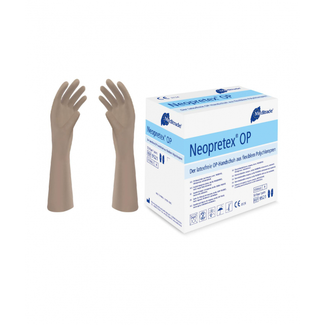 Neopretex OP-Handschuhe Latexfreie OP-Handschuhe aus flexiblem Polychloropren