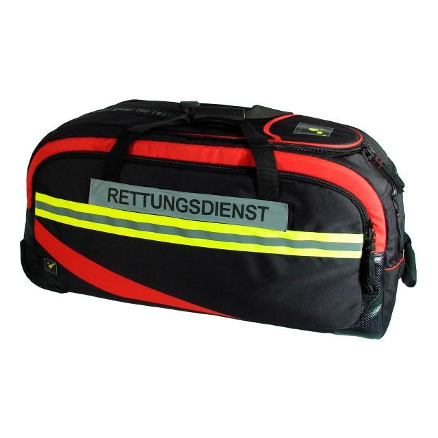 TROLLEYBAG schwarz/rot Bekleidungstasche