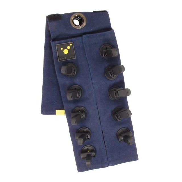 CHECKER POUCH Manschette blau