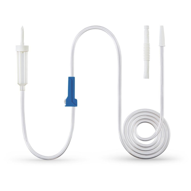 Überleitungssystem mit Dorn-Anschluss Überleitgerät von Fresenius Kabi