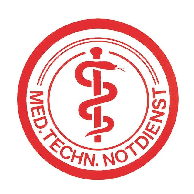 Folienschild Notdienst