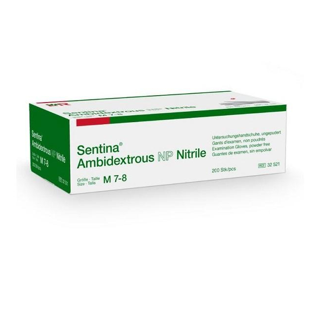 Sentina Ambidextrous Nitrile latexfreie Handschuhe unsteril Untersuchungshandschuhe von Lohmann & Rauscher