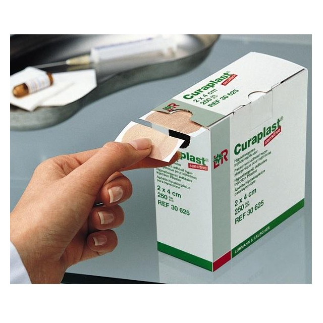 Curaplast sensitive Injektionspflaster 2 x 4 cm 250 Stück Wundverband