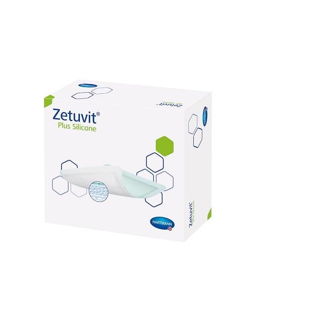 Zetuvit Plus Silicone Sterile Spezial-Saugkompressen