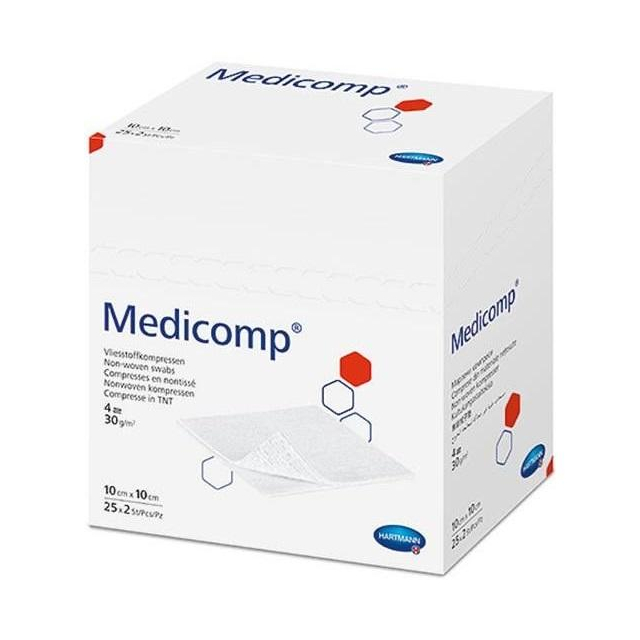 Medicomp extra Vlieskompressen 6-fach